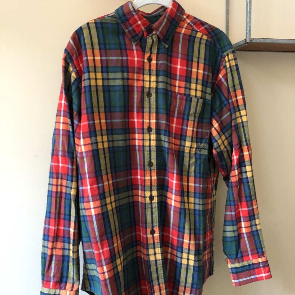 LL Bean Men’s Multicolored flannel